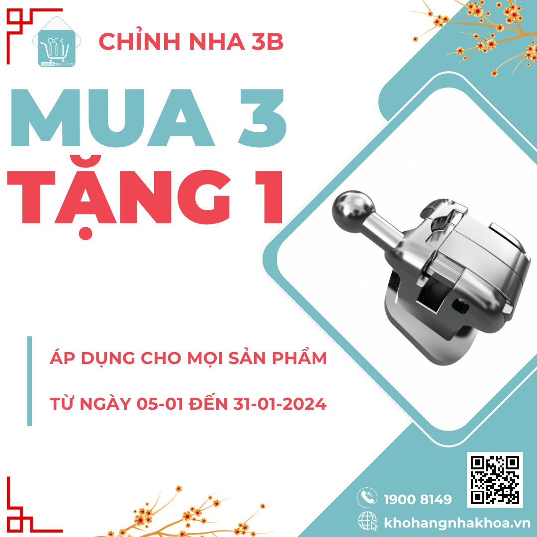 Mua 3 Tặng 1 Mắc Cài Chỉnh Nha 3B